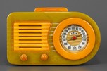 Stunning Fada 1000 Insert &rsquo;Bullet&rsquo; Catalin Radio in Onyx + Yellow